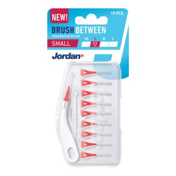 JORDAN SMALL tarpdančių šepetėliai (0,5 mm x 10 vnt.)