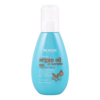 BEAVER BEAUTY REPAIRING ARGAN OIL & KERATIN plaukų serumas, 150 ml