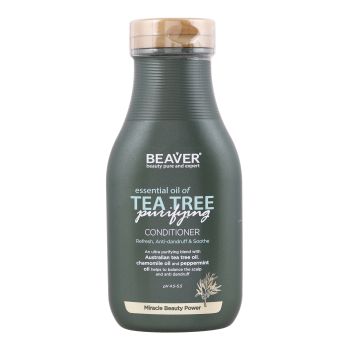 BEAVER BEAUTY TEA TREE PURIFYING plaukų kondicionierius, 350 ml