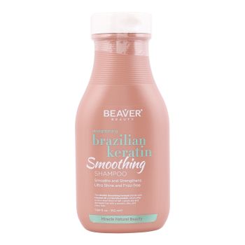 BEAVER BEAUTY BRAZILIAN KERATIN SMOOTHING plaukų šampūnas, 350 ml