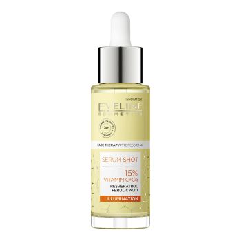 EVELINE SERUM SHOT 15% VITAMIN C+Cg ILLUMINATION veido serumas, 30 ml