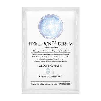 OOTD HYALURON X3 SERUM GLOWING veido kaukė, 25 g