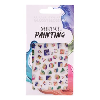 METAL PAINTING nagų dailės lipdukai