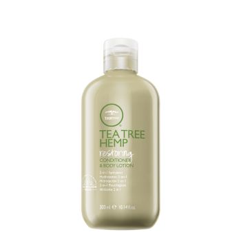 TEA TREE HEMP RESTORING plaukų kondicionierius ir kūno losjonas, 300 ml