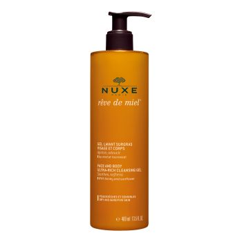NUXE REVE DE MIEL ULTRA - RICH veido ir kūno valomoji želė, 400 ml
