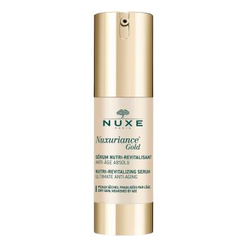 NUXE NUXURIANCE GOLD NUTRI-REVITALISANT veido serumas, 30 ml