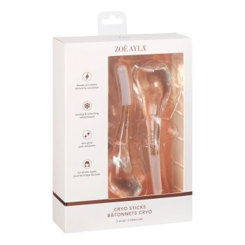 ZOE AYLA CRYO STICKS vėsinamosios veido ir kaklo ledo lazdelės (2 vnt.)