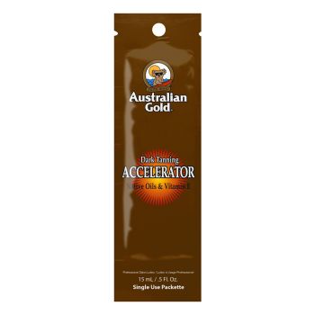 AUSTRALIAN GOLD DARK TANNING ACCELERATOR soliariumo įdegio kremas, 15 ml