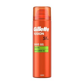 GILLETTE FUSION5 ULTRA SENSITIVE skutimosi želė, 200 ml