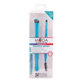 MODA EZGLAM DUO antakių šepetėliai (2 vnt.)