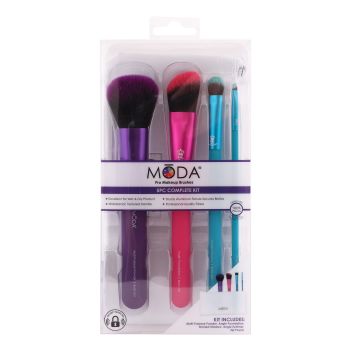 MODA 5PC COMPLETE KIT makiažo šepetėlių rinkinys