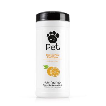 PAUL MITCHELL PET kūno ir pėdų valymo servetėlės šunų ir kačių priežiūrai (45 vnt.)