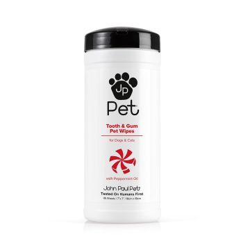 PAUL MITCHELL PET šunų ir kačių dantų ir dantenų priežiūros drėgnos servetėlės (45 vnt.)