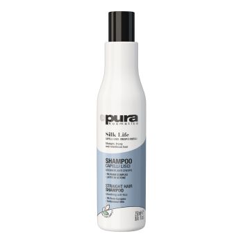 PK PURA KOSMETICA SILK LIFE STRAIGHT HAIR plaukų šampūnas, 250 ml