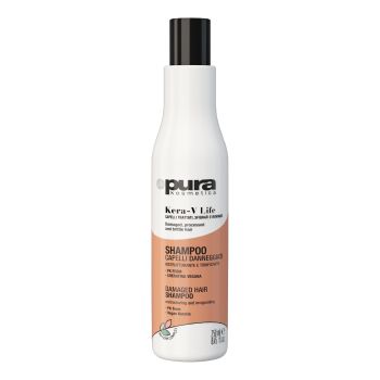 PK PURA KOSMETICA KERA-V LIFE DAMAGED HAIR plaukų šampūnas, 250 ml