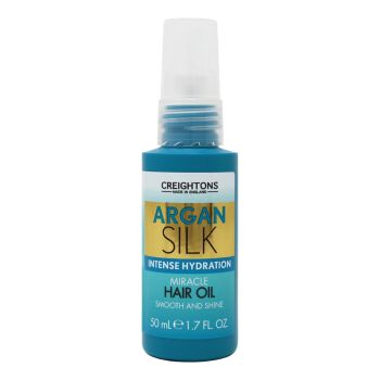 CREIGHTONS ARGAN SILK MIRACLE plaukų aliejus, 50 ml