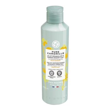 YVES ROCHER PURE CAMOMILLE THE 2 IN 1 makiažo valiklis ir pienelis, 200 ml