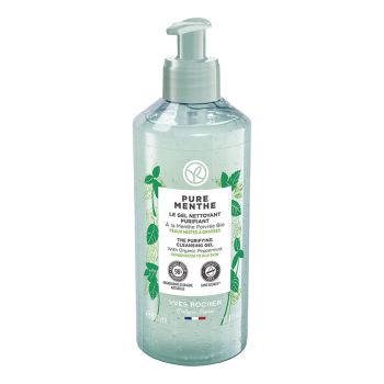 YVES ROCHER PURE MENTHE THE PURIFYING valomoji prausimosi želė, 390 ml