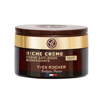 YVES ROCHER RICHE CREME COMFORTING ANTI-WRINKLE naktinis kremas, 50 ml
