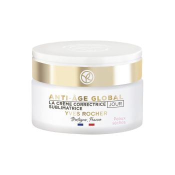 YVES ROCHER ANTI-AGE GLOBAL PEAUX SECHES dieninis veido kremas, 50 ml