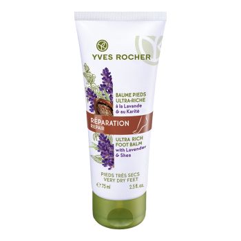 YVES ROCHER REPARATION LAVENDER & SHEA pėdų balzamas, 75 ml
