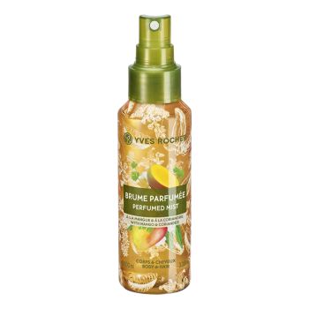 YVES ROCHER MANGO & CORIANDER kūno ir plaukų dulksna, 100 ml