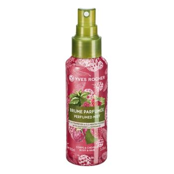YVES ROCHER RASPBERRY & PEPPERMINT kūno ir plaukų dulksna, 100 ml