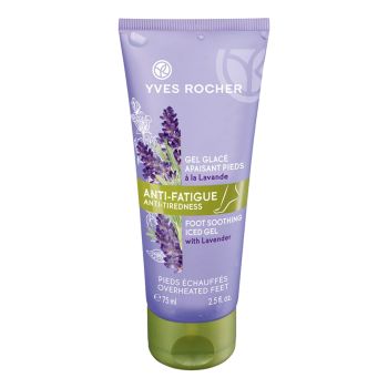 YVES ROCHER ANTI-FATIGUE SOOTHING ICED pėdų želė, 75 ml