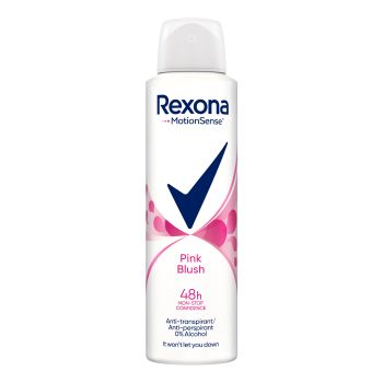 REXONA PINK BLUSH purškiamasis moterų dezodorantas, 150 ml