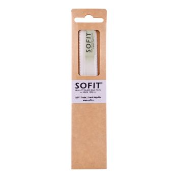 SOFIT stiklinė dvipusė nagų dildė, 9 cm