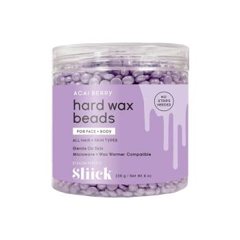 SALON PERFECT SLIICK ACAI BERRY depiliacinis kietasis vaškas granulėse, 226 g