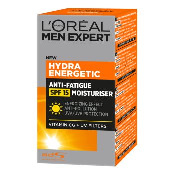 L'OREAL MEN EXPERT HYDRA ENERGETIC veido kremas, 50 ml
