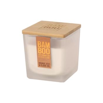 BAMBOO ORANGE ZEST & CLOVE OIL kvapni žvakė, 210 g
