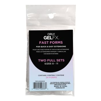 ORLY GEL FX plastikinės formos nagams priauginti (24 vnt.)