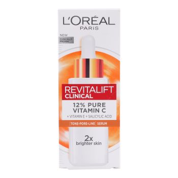 L'OREAL REVITALIFT CLINICAL 12% PURE VITAMIN C veido serumas, 30 ml
