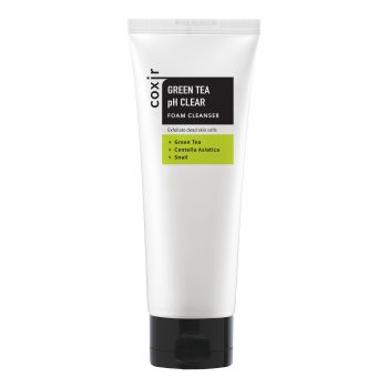 COXIR GREEN TEA PH CLEAR putojantis veido valiklis, 150 ml