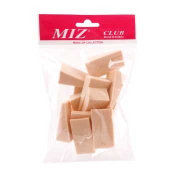MIZ CLUB makiažo kempinėlės (12 vnt.)
