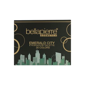 BELLAPIERRE EMERALD CITY 35 spalvų akių vokų šešėlių paletė