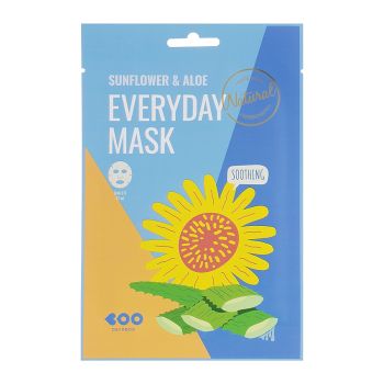 DEARBOO SUNFLOWER & ALOE veido kaukė, 27 ml