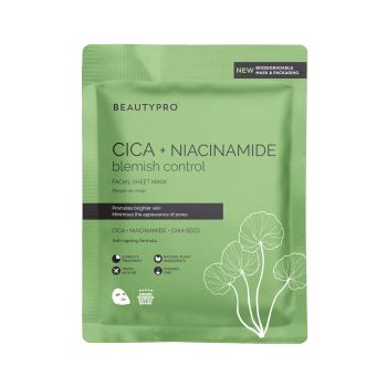 BEAUTY PRO CICA + NIACINAMIDE veido kaukė, 22 ml