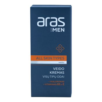 ARAS FOR MEN ALL SKIN TYPES veido kremas, 50 ml