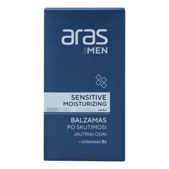ARAS FOR MEN SENSITIVE MOISTURIZING balzamas po skutimosi, 100 ml