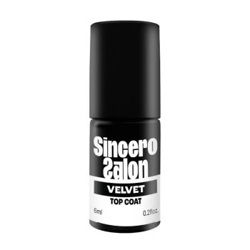 SINCERO SALON UV/LED matinis gelinio nagų lako viršutinis sluoksnis, 6 ml