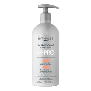 BYPHASSE HAIR PRO NUTRITIV RICHE plaukų šampūnas, 750 ml