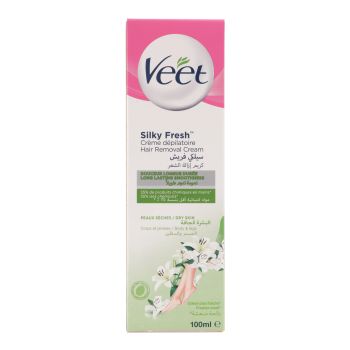 VEET SILKY FRESH kojų ir kūno depiliavimo kremas, 100 ml