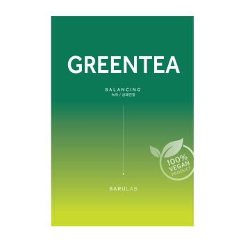 BARULAB GREEN TEA BALANCING veido kaukė, 23 g