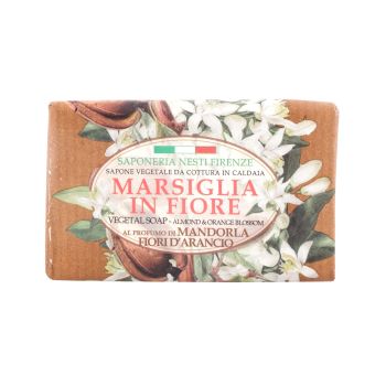 SAPONERIA NESTI MARSIGLIA IN FIORE ALMOND & ORANGE BLOSSOM tualetinis muilas, 125  g