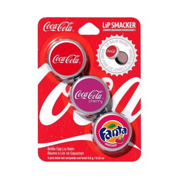 LIP SMACKER COCA COLA lūpų balzamai, 3 x 3 g