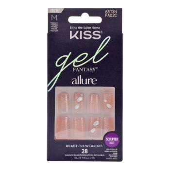 KISS GEL FANTASY ALLURE priklijuojami nagai (28 vnt.)