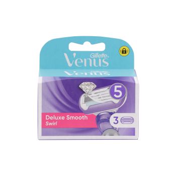 GILLETTE VENUS DELUXE SMOOTH SWIRL skustuvo galvutės (3 vnt.)